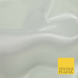 WHITE SILVER Fine Silky Metallic Shimmer Satin Georgette Dress Fabric Drape 1418