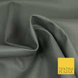 GREY Luxury Faux Leather Fabric Felt Backed PVC Fire Retardant Upholstery 1714
