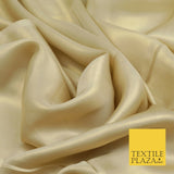 CHAMPAGNE GOLD Fine Silky Metallic Shimmer Satin Georgette DressFabric Drape1435