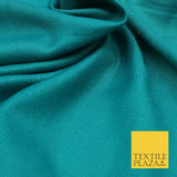 Jade Green Plain Soft Smooth Polyester Twill Garam Dress Fabric Winter 1728