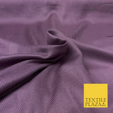 Lilac Mauve Plain Soft Smooth Polyester Twill Garam Dress Fabric Winter 1732