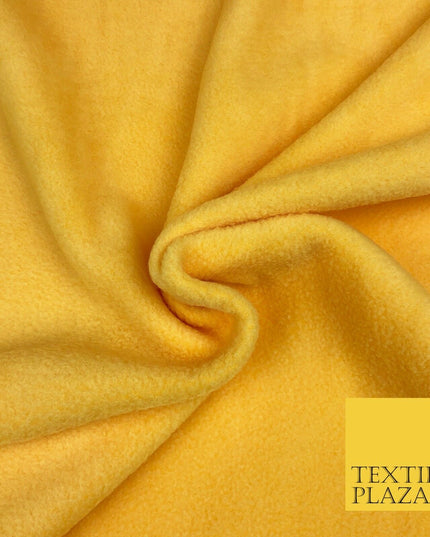 Plain YELLOW Premium Antipill Soft Polar Fleece Baby Kids Blanket 150cm Q1131
