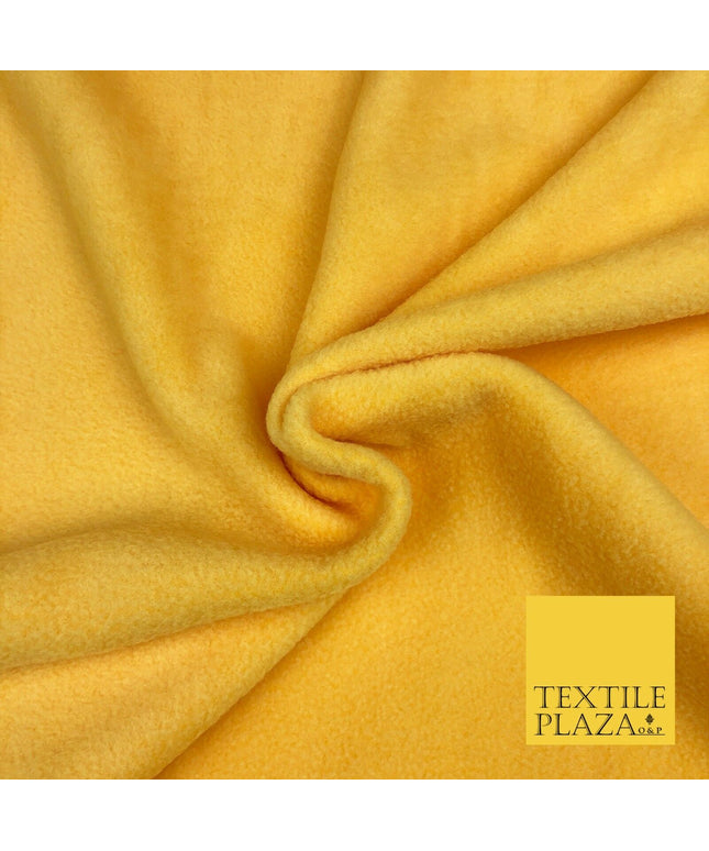 Plain YELLOW Premium Antipill Soft Polar Fleece Baby Kids Blanket 150cm Q1131