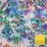 High Quality Digital Floral Mix Print Scuba Fabric Stretch Jersey 65" 1623