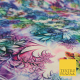 High Quality Digital Floral Mix Print Scuba Fabric Stretch Jersey 65" 1623