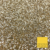 GOLD Luxury Chunky Glitter Encrusted Shimmer Canvas Fabric Heavy Backdrop 1391
