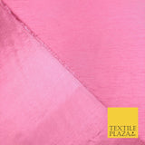 PINK Satin Backed Dupion SHANTUNG Raw Silk Fabric 100% Polyester 45" MG894
