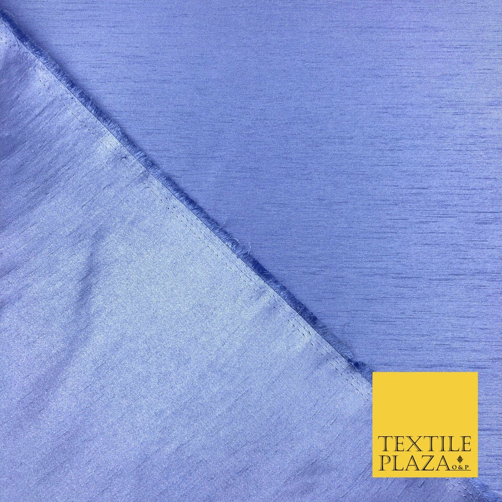 PURPLE Satin Backed Dupion SHANTUNG Raw Silk Fabric 100% Polyester 45" MG887