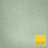 Lush Cream Sherpa Sheepskin Pink Suede Backed Short Pile Faux Fur Fabric 2295