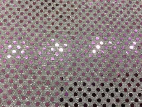 6mm Sequin Hologram Fabric - Shiny Sparkly Fancy Dress Dance - Per Metre - LILAC