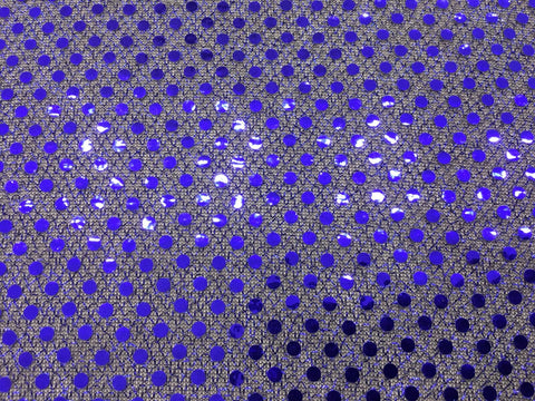 6mm Sequin Hologram Fabric - Shiny Sparkly Fancy Dress Dance -Per Metre - PURPLE