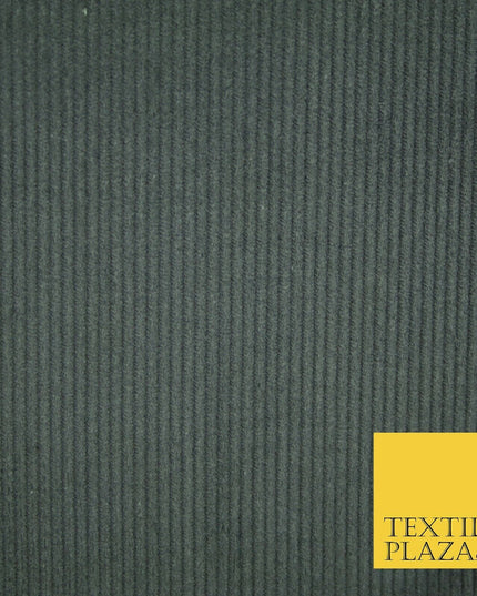 Dark Grey Blue Heavy Strong 12Wale Corduroy Fabric Upholstery Cushion Sofa Craft