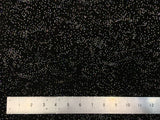 Luxury Black Hologram Metallic Silk Velvet Fabric - 44" Non Stretch PE24
