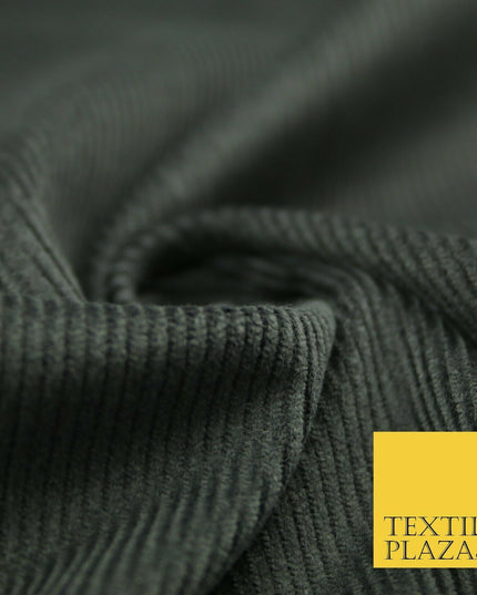 Dark Grey Blue Heavy Strong 12Wale Corduroy Fabric Upholstery Cushion Sofa Craft