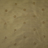 Embroidered Faux Dupion Raw Silk Dress Fabric Upholstery HomeFurnishing Material