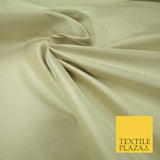 Ivory Gold Luxury Fine 104" SUPER WIDE 100% PURE SILK Fabric Wedding Bridal 3525