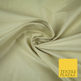 Ivory Gold Luxury Fine 104" SUPER WIDE 100% PURE SILK Fabric Wedding Bridal 3525