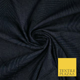 7oz Tropical Leaves Blue 100% Cotton DENIM Fabric Skirts Jeans Craft 60" 4181