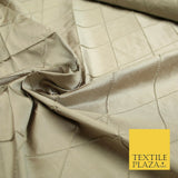 Luxury MINK Diamond PINTUCK 100% PURE SILK Fabric Furnishing Cushions 46" 4596