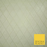 Luxury Ivory Off White Diamond PINTUCK 100% SILK ORGANZA Fabric Sheer 48" 4627