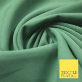 Sea Green Duck Egg Plain Lightweight Canvas Dress Sewing Craft Fabric 58" 4745