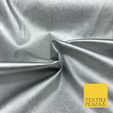 SILVER Shiny Premium Metallic Leatherette Fabric 300gsm Dancewear Craft 978