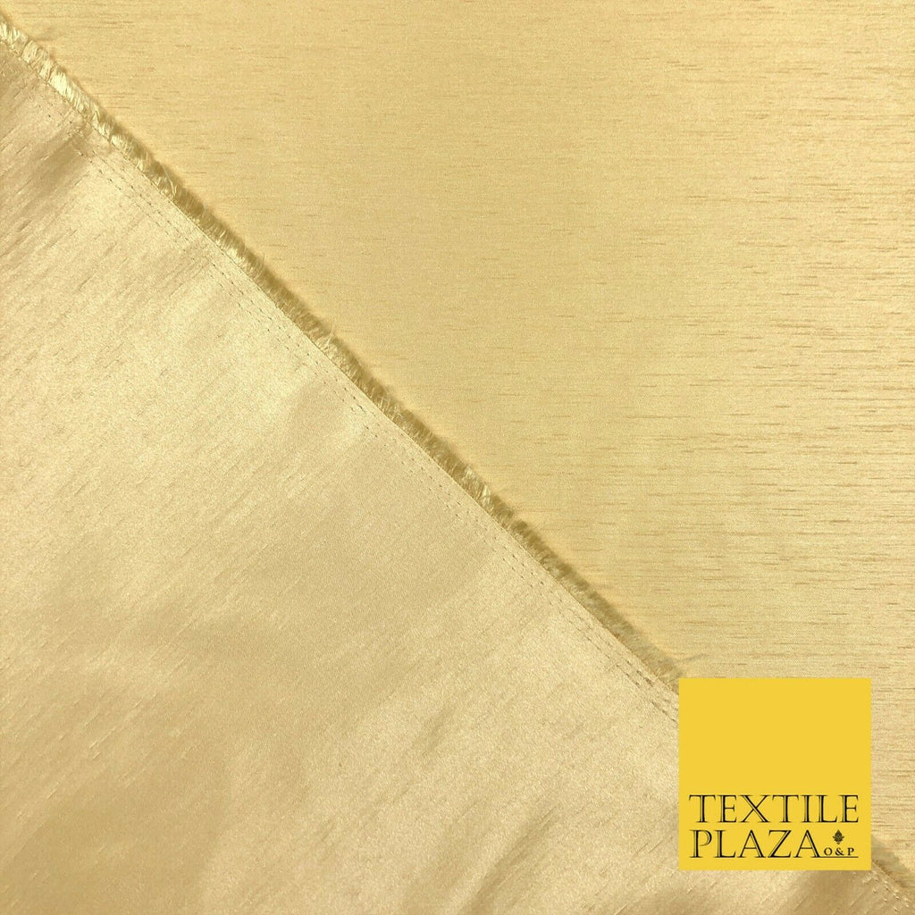 LEMON Satin Backed Dupion SHANTUNG Raw Silk Fabric 100% Polyester 45" 1296