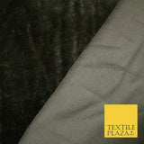Luxury Soft Plain ESPRESSO BROWN Short Pile Faux Fur Fabric Suede Backed 2299