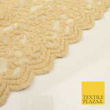 GOLD Soft 4-WAY Stretch Mesh Wool Net Cotton Lace Fabric Dress - 58" - 1703