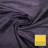Luxury Tweed Weave Textured Slubbed Dupion 100% PURE SILK Fabric 3 COLOURS 49"