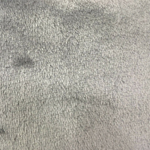 Soft Plain Cuddle Fleece Double Sided Fabric - GREY 58" - More Colours - RA71