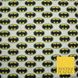 BATMAN Badge Logo Digital Printed 100% Cotton Fabric Superhero DC Comics 60"4754