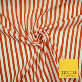 Candy Striped Thin Lines Pinstripe Printed Crepe Polyester Dress Stripe Fabric