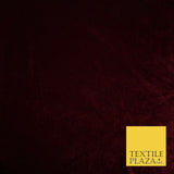Wine Burgundy Soft Plain Stretch Velvet Fabric Material Dress Craft 58" 5099