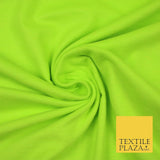 Plain LIME GREEN Winceyette Soft 100% Brushed Cotton Fabric Flannel 59" 5471