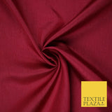 Luxury Plain Satin Backed Faux Raw Silk Dupion Shantung Fabric Material Dyed 44"