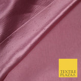 Luxury Plain Satin Backed Faux Raw Silk Dupion Shantung Fabric Material Dyed 44"