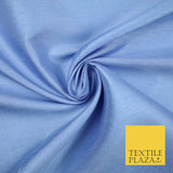 Luxury Plain Satin Backed Faux Raw Silk Dupion Shantung Fabric Material Dyed 44"