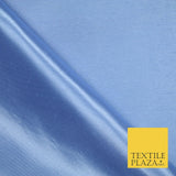 Luxury Plain Satin Backed Faux Raw Silk Dupion Shantung Fabric Material Dyed 44"