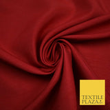 Luxury Plain Satin Backed Faux Raw Silk Dupion Shantung Fabric Material Dyed 44"