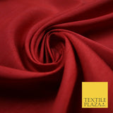 Luxury Plain Satin Backed Faux Raw Silk Dupion Shantung Fabric Material Dyed 44"