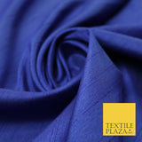 Luxury Plain Satin Backed Faux Raw Silk Dupion Shantung Fabric Material Dyed 44"