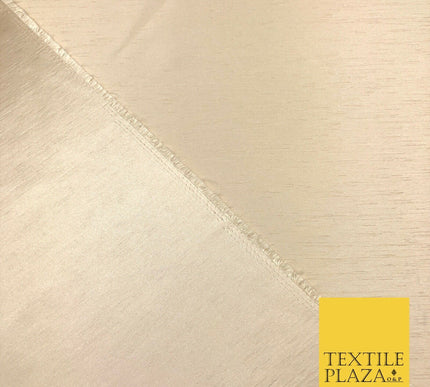 Luxury Plain Satin Backed Faux Raw Silk Dupion Shantung Fabric Material Dyed 44"