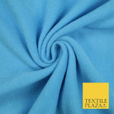 Plain BABY BLUE Premium Antipill Soft Polar Fleece Baby Kids Blanket 150cm 6014