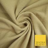 2 COLOURS- Luxury PLAIN Brushed Cotton Jersey Stretch Dress Fabric Knit Material