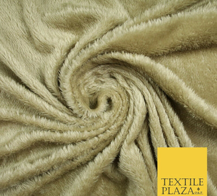 4 COLOURS Premium Super Soft Cuddle Fur Short Pile Fluffy Fabric Blanket Teddy