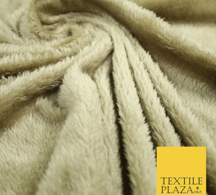 4 COLOURS Premium Super Soft Cuddle Fur Short Pile Fluffy Fabric Blanket Teddy