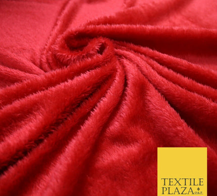 4 COLOURS Premium Super Soft Cuddle Fur Short Pile Fluffy Fabric Blanket Teddy