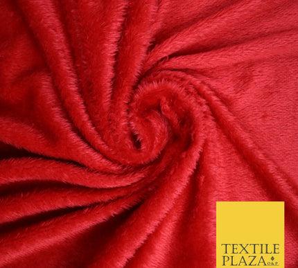 4 COLOURS Premium Super Soft Cuddle Fur Short Pile Fluffy Fabric Blanket Teddy