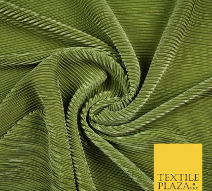 4 COLOURS Mini Micro Pleated Crushed Satin Stretch Fabric Dress Dance Skirt 58"